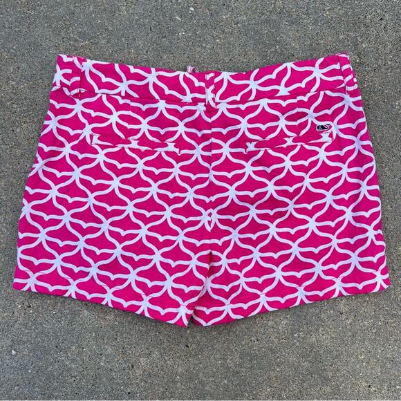 Vineyard Vines Whale Tail Dayboat Shorts Pink Patterned NWT - Picture 5 of 5